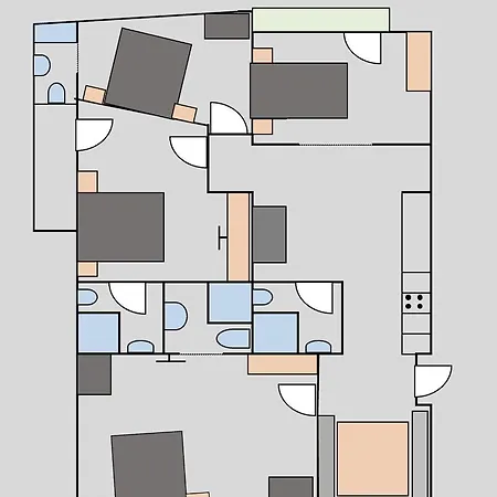 Ferienwohnung Club Nordic St. Anton am Arlberg Zimmer foto